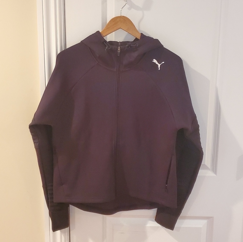 Hooded puma track jacket